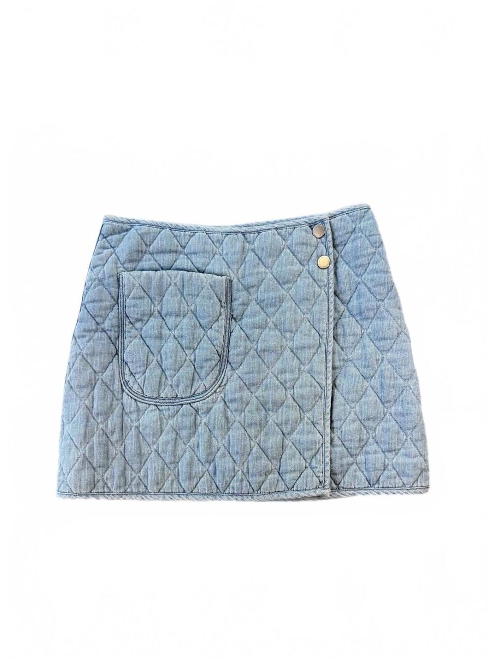 Blank NYC 27 quilted denim skirt - 100% cotton size 30
